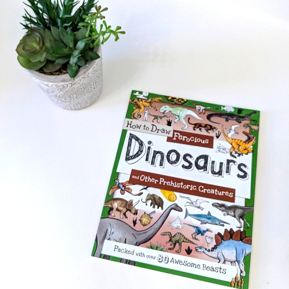 ⭐ How to Draw Ferocious Dinosaurs Prehistoric Creatures⭐ - Picture 3 of 5